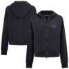 Vancouver Canucks Levelwear Women's Judd Raglan Full-Zip Hoodie - Black - Front View