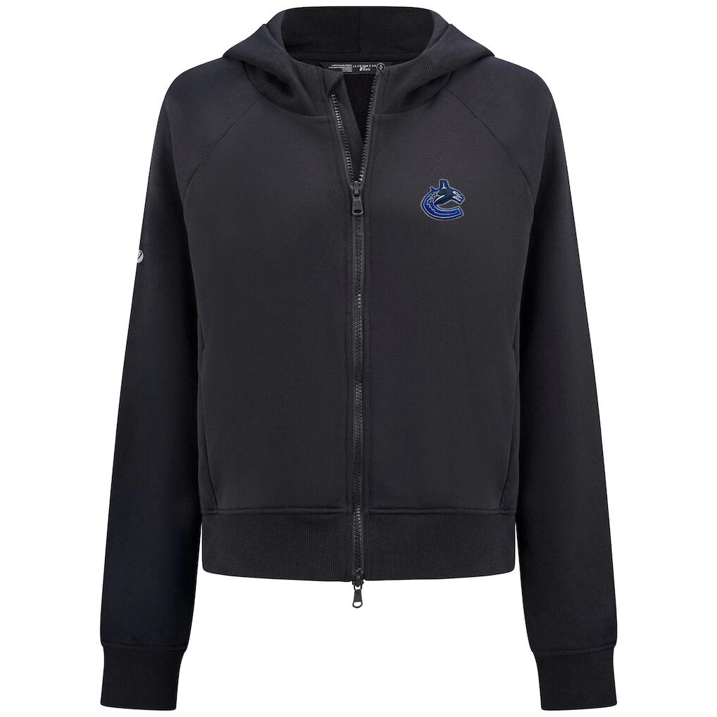 Vancouver Canucks Levelwear Women's Judd Raglan Full-Zip Hoodie