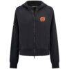 Calgary Flames Levelwear Women's Judd Raglan Full-Zip Hoodie - Black - Side View