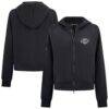 Los Angeles Kings Levelwear Women's Judd Raglan Full-Zip Hoodie - Black - Front View