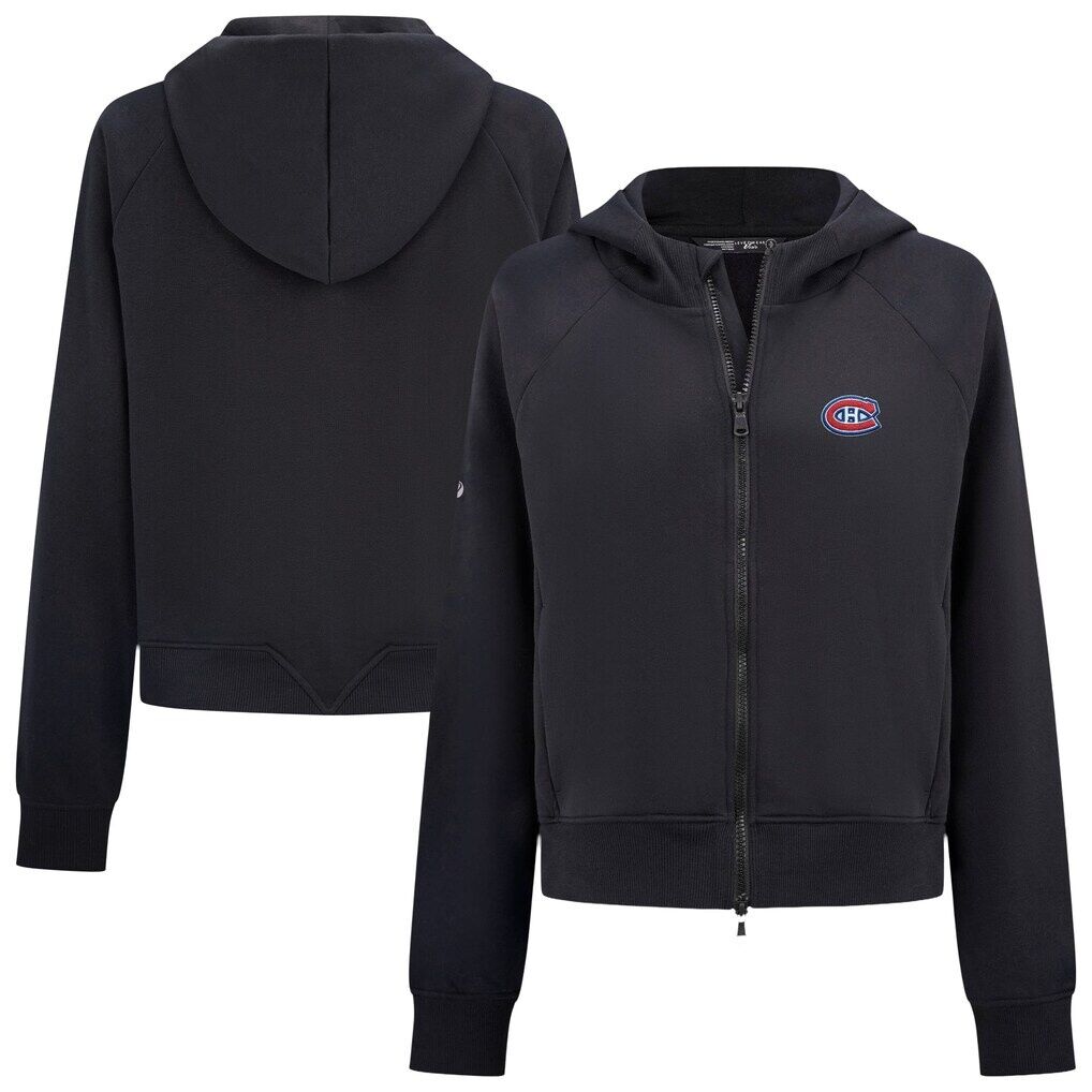 Montreal Canadiens Levelwear Women's Judd Raglan Full-Zip Hoodie
