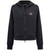 Montreal Canadiens Levelwear Women's Judd Raglan Full-Zip Hoodie - Black - Side View