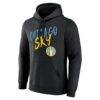Chicago Sky Big & Tall Hustle Personalized Name & Number Hoodie - Black - Side View