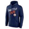 Connecticut Sun Big & Tall Hustle Personalized Name & Number Hoodie - Navy - Side View