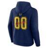 Indiana Fever Big & Tall Hustle Personalized Name & Number Hoodie - Navy - Detail View