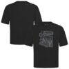 Athletics Levelwear Sunrise Luxe Signature Knit T-Shirt - Black - Front View
