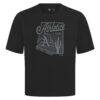 Athletics Levelwear Sunrise Luxe Signature Knit T-Shirt - Black - Side View