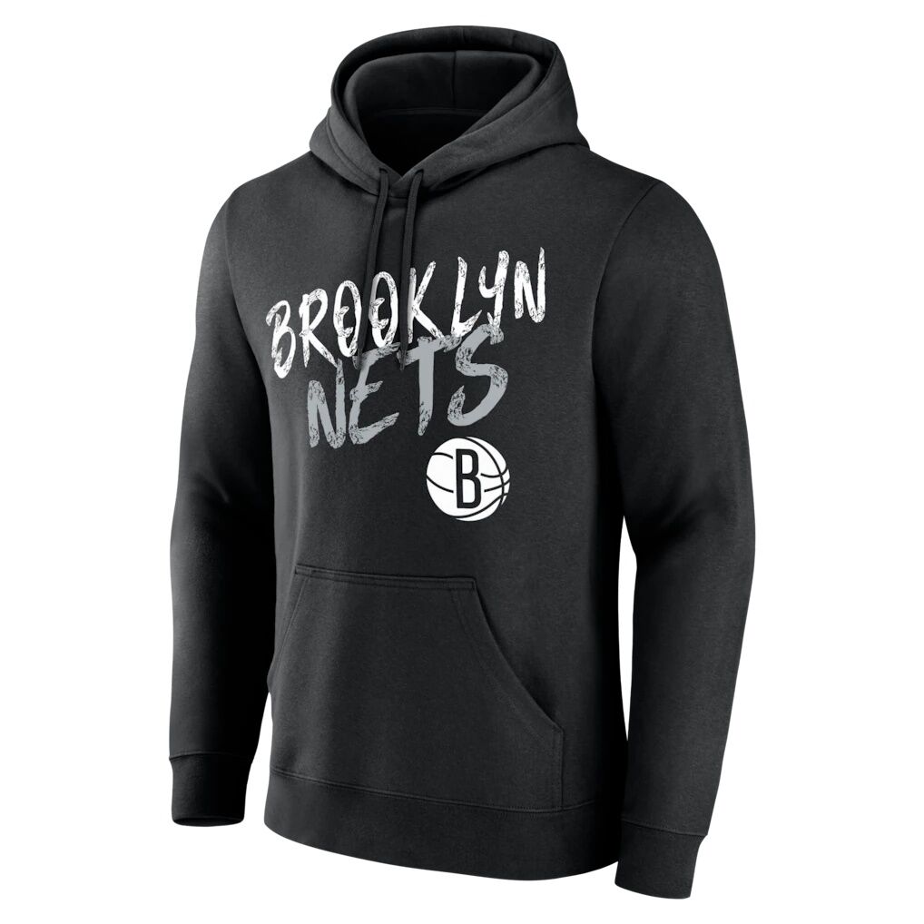 Brooklyn Nets Big & Tall Hustle Personalized Name & Number Hoodie