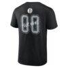 Brooklyn Nets Big & Tall Hustle Personalized Name & Number T-Shirt - Black - Detail View