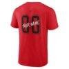 Chicago Bulls Big & Tall Hustle Personalized Name & Number T-Shirt - Red - Detail View