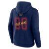 Denver Nuggets Big & Tall Hustle Personalized Name & Number Hoodie - Navy - Detail View
