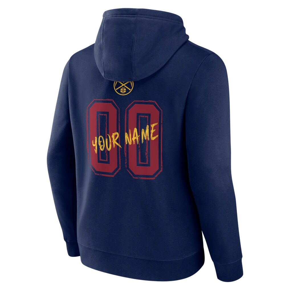 Denver Nuggets Big & Tall Hustle Personalized Name & Number Hoodie