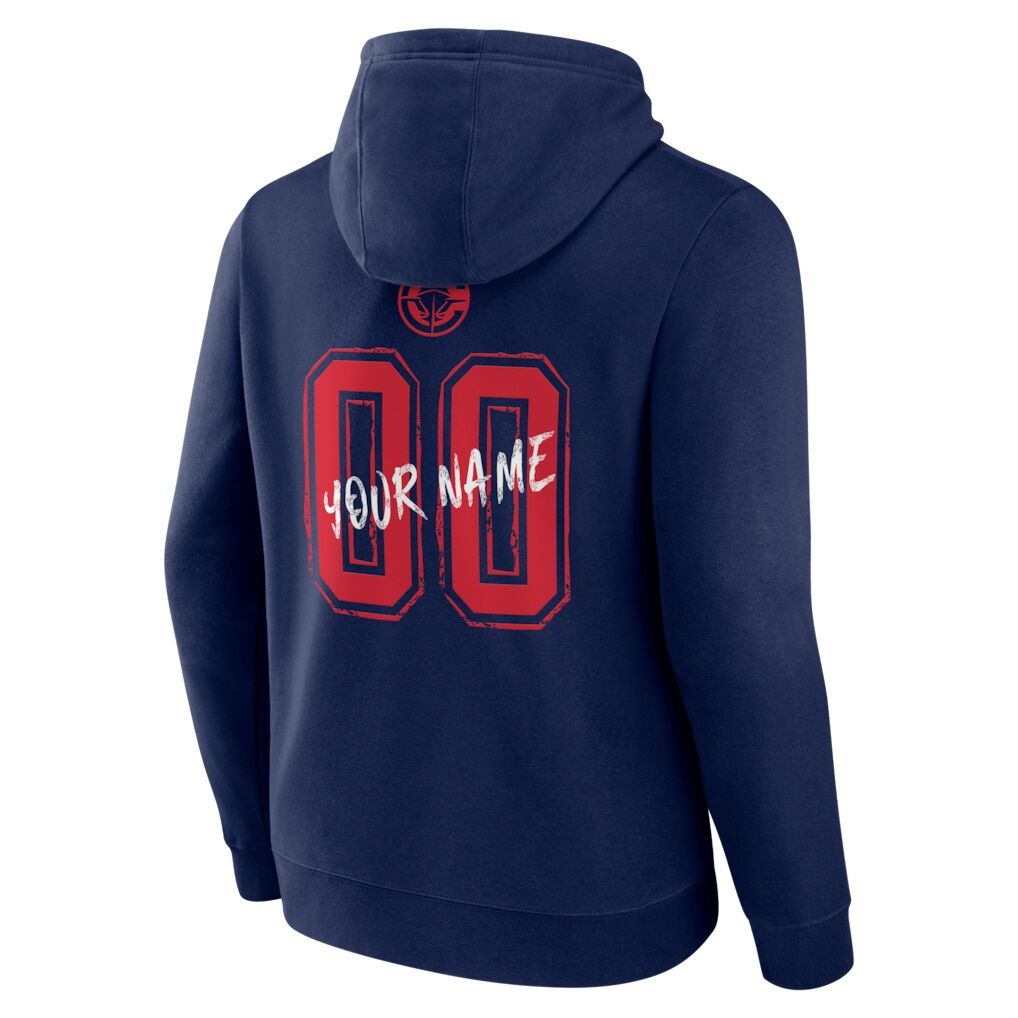LA Clippers Big & Tall Hustle Personalized Name & Number Hoodie