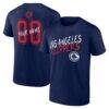 LA Clippers Big & Tall Hustle Personalized Name & Number T-Shirt - Navy - Front View