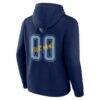 Memphis Grizzlies Big & Tall Hustle Personalized Name & Number Hoodie - Navy - Detail View
