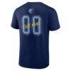 Memphis Grizzlies Big & Tall Hustle Personalized Name & Number T-Shirt - Navy - Detail View