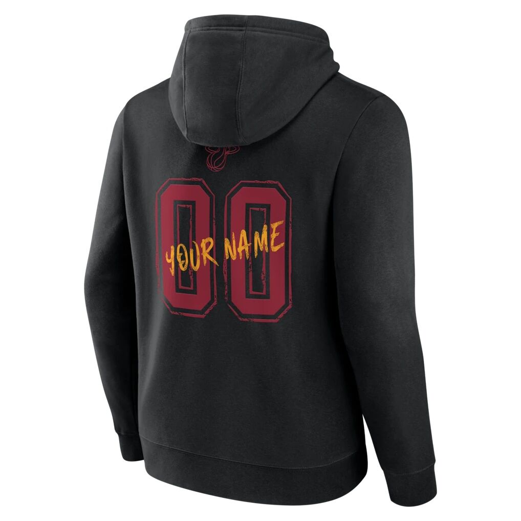 Miami Heat Big & Tall Hustle Personalized Name & Number Hoodie