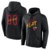 Miami Heat Big & Tall Hustle Personalized Name & Number Hoodie - Black - Front View