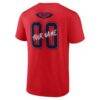New Orleans Pelicans Big & Tall Hustle Personalized Name & Number T-Shirt - Red - Detail View