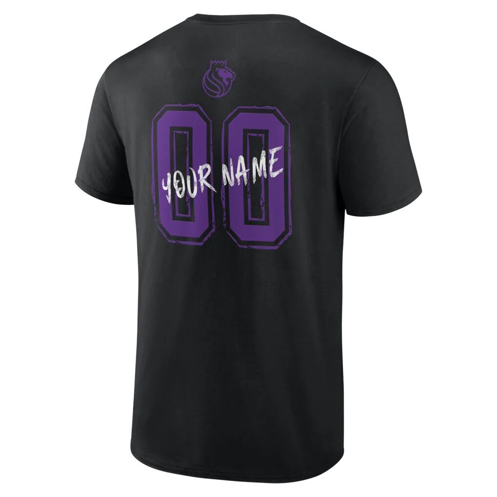 Sacramento Kings Big & Tall Hustle Personalized Name & Number T-Shirt
