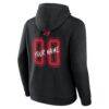 Toronto Raptors Big & Tall Hustle Personalized Name & Number Hoodie - Black - Detail View