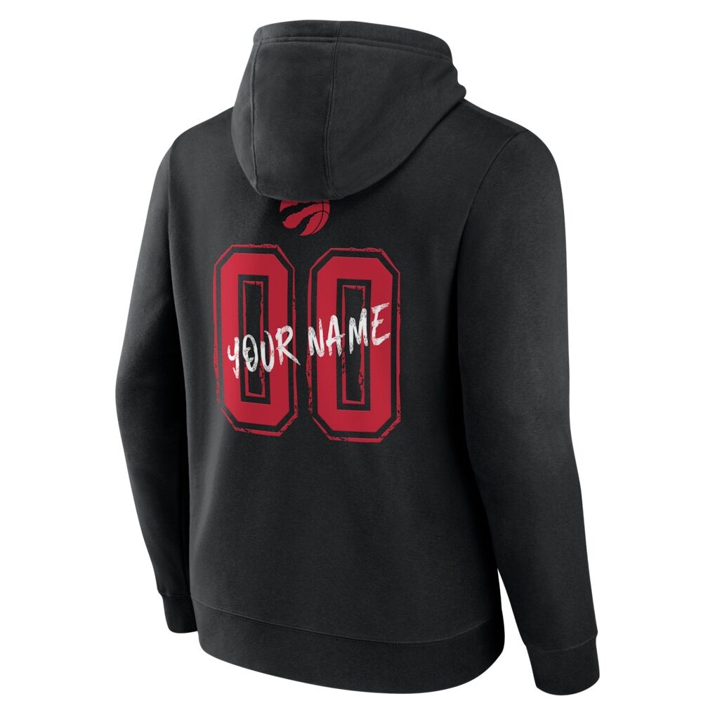 Toronto Raptors Big & Tall Hustle Personalized Name & Number Hoodie