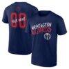 Washington Wizards Big & Tall Hustle Personalized Name & Number T-Shirt - Navy - Front View