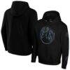 Minnesota Timberwolves Stadium Essentials Unisex Elementized Ride Hoodie - Black - Front View