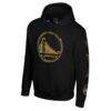 Golden State Warriors Stadium Essentials Unisex Elementized Ride Hoodie - Black - Back View