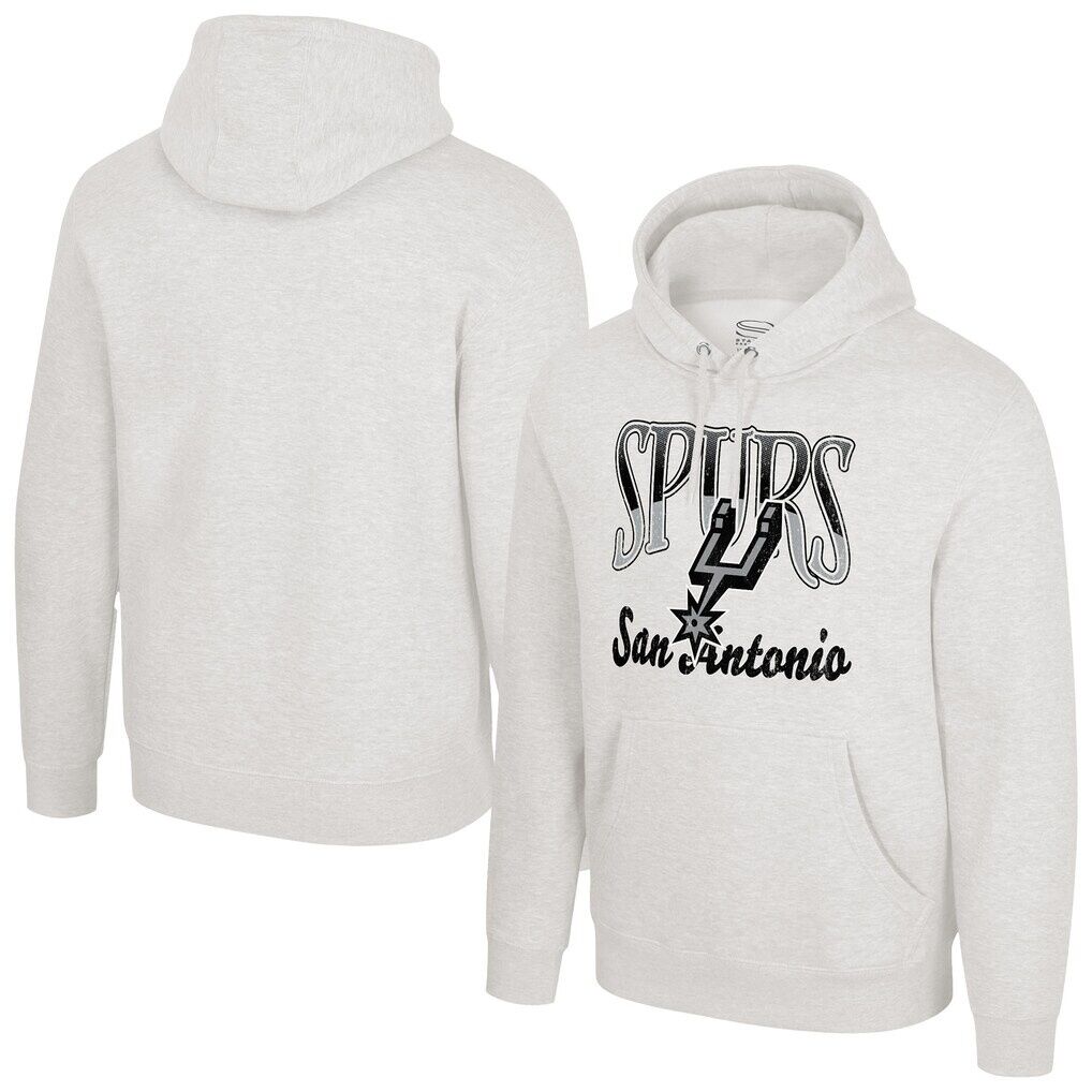 San Antonio Spurs Stadium Essentials Unisex Sky High Hoodie - Oatmeal