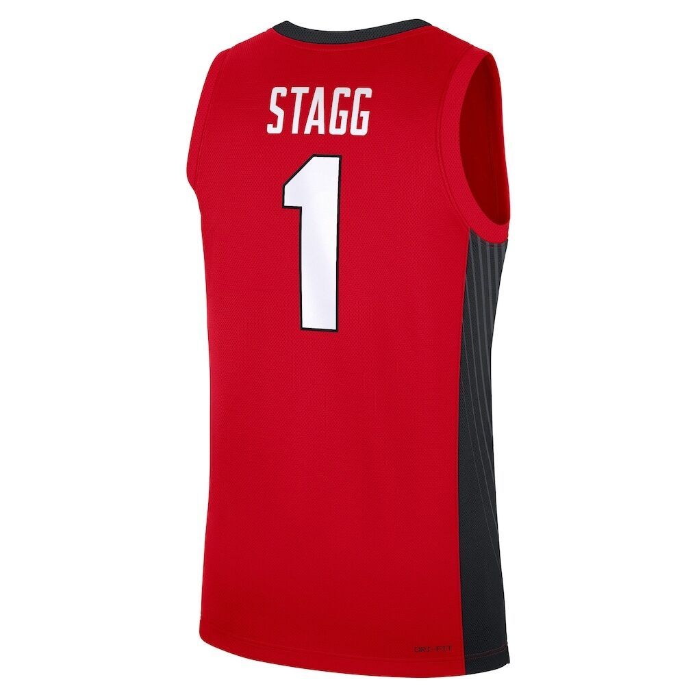 Kareem Stagg Georgia Bulldogs Nike NIL Men's Basketball Replica Jersey