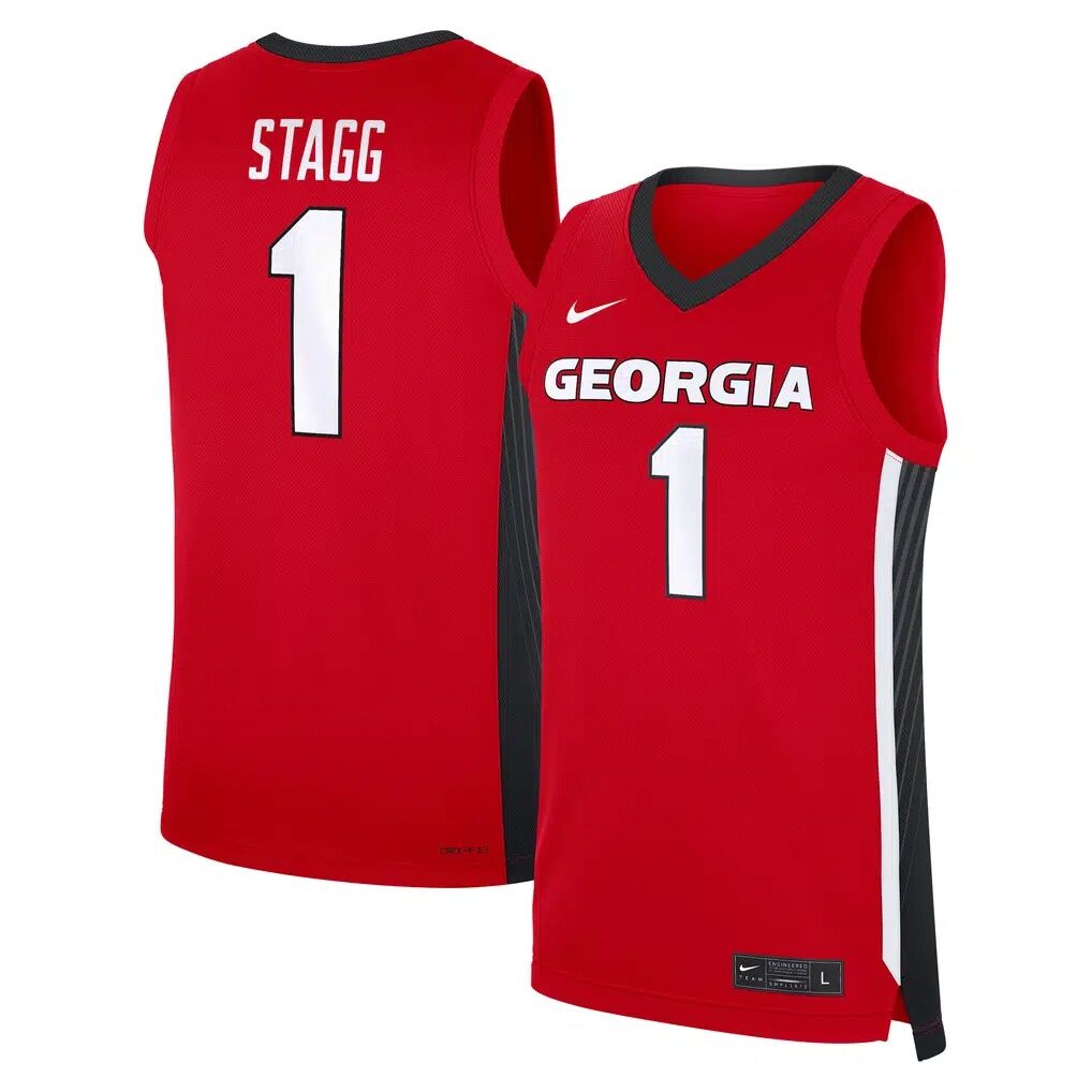 Kareem Stagg Georgia Bulldogs Nike NIL Men's Basketball Replica Jersey