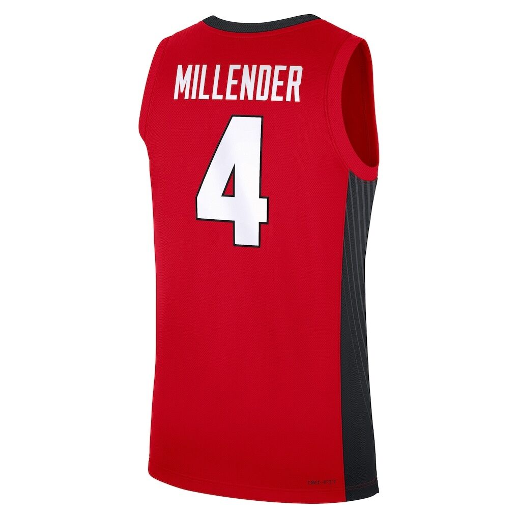 Marcus Millender Georgia Bulldogs Nike NIL Men's Basketball Replica Jersey