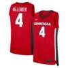 Marcus Millender Georgia Bulldogs Nike NIL Men's Basketball Replica Jersey - Red - Front View