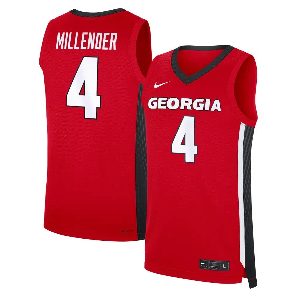 Marcus Millender Georgia Bulldogs Nike NIL Men's Basketball Replica Jersey