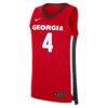 Marcus Millender Georgia Bulldogs Nike NIL Men's Basketball Replica Jersey - Red - Side View