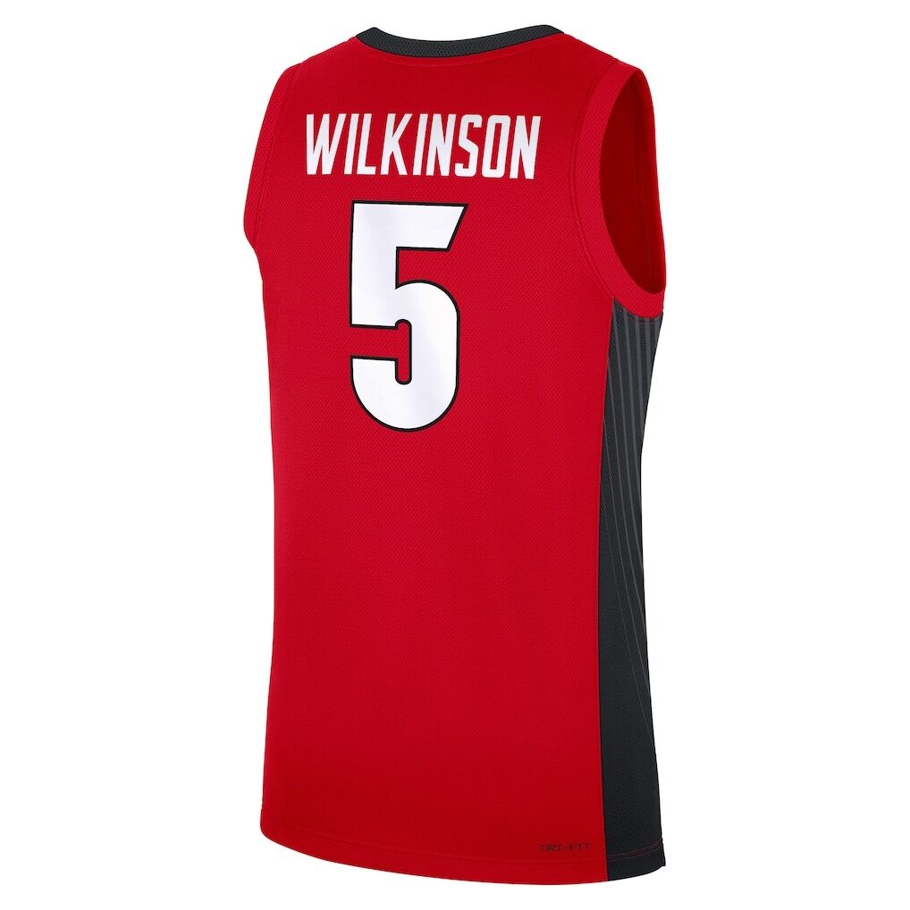 Jeremiah Wilkinson Georgia Bulldogs Nike NIL Men's Basketball Replica Jersey
