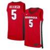 Jeremiah Wilkinson Georgia Bulldogs Nike NIL Men's Basketball Replica Jersey - Red - Front View