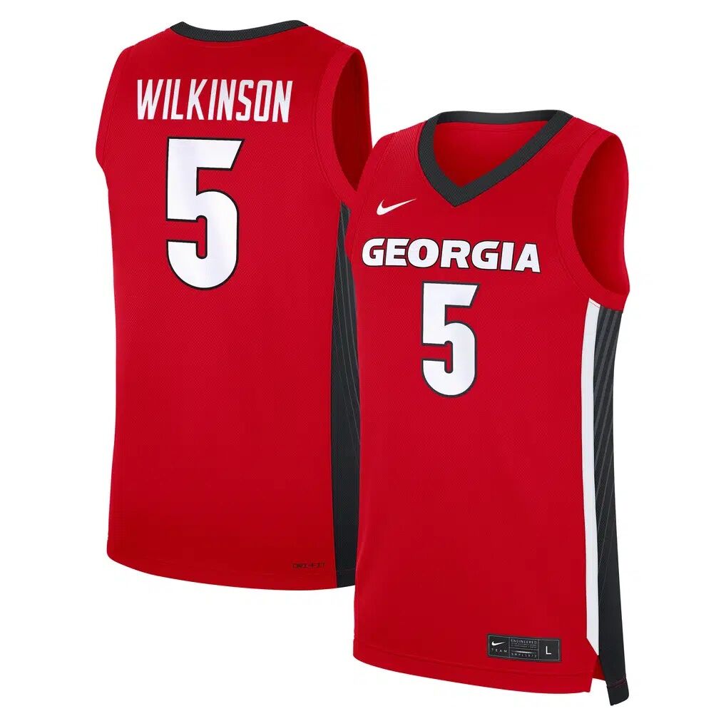 Jeremiah Wilkinson Georgia Bulldogs Nike NIL Men's Basketball Replica Jersey