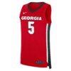 Jeremiah Wilkinson Georgia Bulldogs Nike NIL Men's Basketball Replica Jersey - Red - Side View