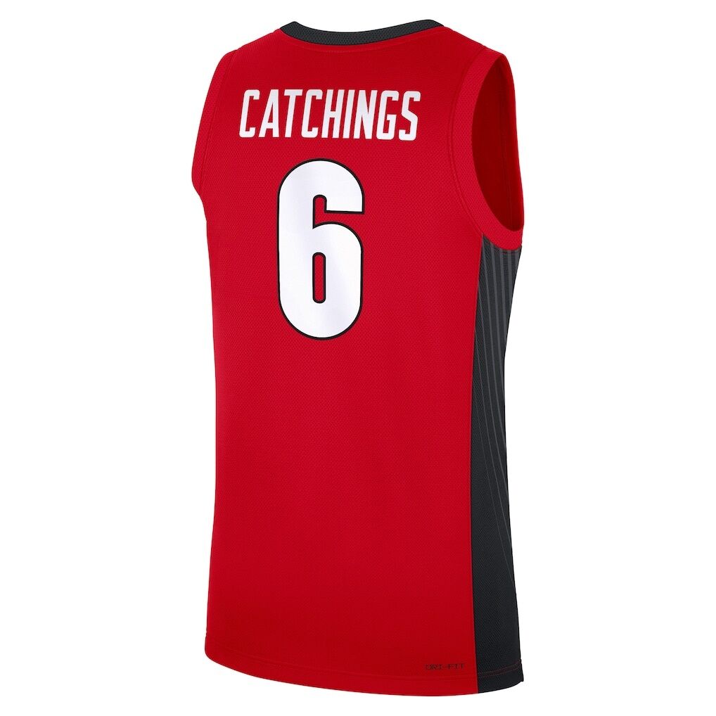 Kanon Catchings Georgia Bulldogs Nike NIL Men's Basketball Replica Jersey