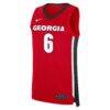 Kanon Catchings Georgia Bulldogs Nike NIL Men's Basketball Replica Jersey - Red - Side View