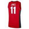 Dylan James Georgia Bulldogs Nike NIL Men's Basketball Replica Jersey - Red - Detail View