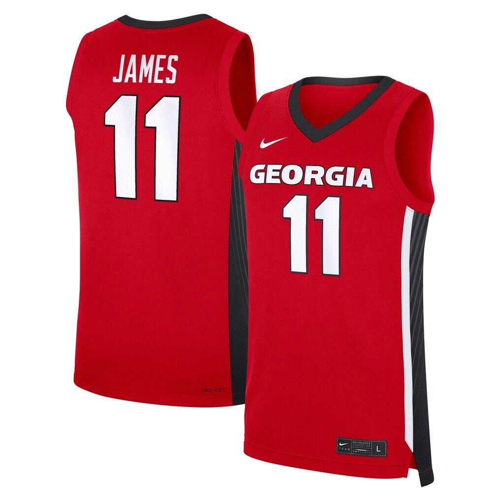 Dylan James Georgia Bulldogs Nike NIL Men's Basketball Replica Jersey