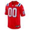 New England Patriots Nike Super Bowl LX Patch Custom Game Jersey - Red - Side View