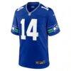 Sam Darnold Seattle Seahawks Nike Alternate Game Player Jersey - Royal - Side View