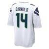 Sam Darnold Seattle Seahawks Nike Alternate Game Player Jersey - White - Detail View