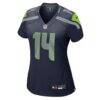 Sam Darnold Seattle Seahawks Nike Women's Team Game Jersey - College Navy - Side View