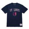 St. Louis CITY SC Mitchell & Ness City Pride T-Shirt - Navy - Front View