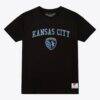 Sporting Kansas City Mitchell & Ness City Pride T-Shirt - Black - Front View